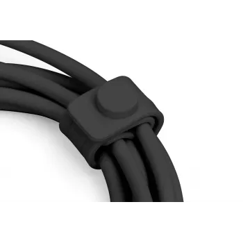 DIGITUS Καλώδιο φόρτισης USB σιλικόνης USB-C - Lightning USB 2.0 60W - 2m μαύρο