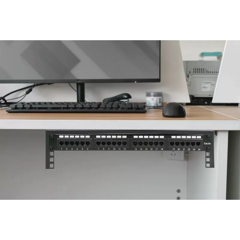 Digitus Βάση επιτοίχιας τοποθέτησης 19 ιντσών 6U μαύρο