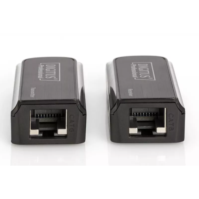 DIGITUS Σετ επέκτασης Mini HDMI, Full HD 50m CAT6/6A/7, τροφοδοσία μέσω καλωδίου Micro-USB, μαύρο