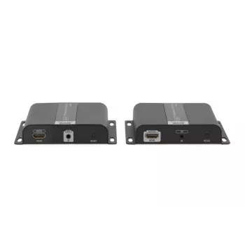 DIGITUS Σετ επέκτασης 4K HDMI over IP/CAT 5, 6 (120 m) πλήρως τροφοδοτούμενο με POE, UHD 4K/30Hz