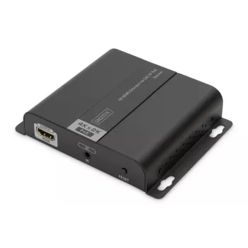 DIGITUS Επέκταση 4K HDMI, μονάδα δέκτη over IP/CAT 5, 6 (120 m), τροφοδοτούμενη με PoE