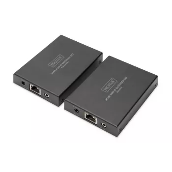 Πομποδέκτης & δέκτης AV, Digitus, Σετ επέκτασης HDMI KVM IP, 1920 x 1200 Pixel, 150 m