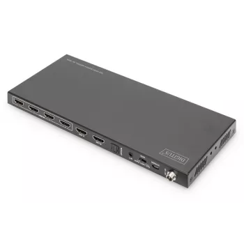 DIGITUS Διακόπτης μήτρας 4x 2 HDMI 4K/60Hz Scaler EDIDARC HDCP 2.2 18 Gbps