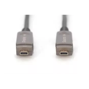 Digitus Καλώδιο υβριδικής οπτικής ίνας 4K HDMI AOC 10m βύσμα σε βύσμα 18 Gbit/s
