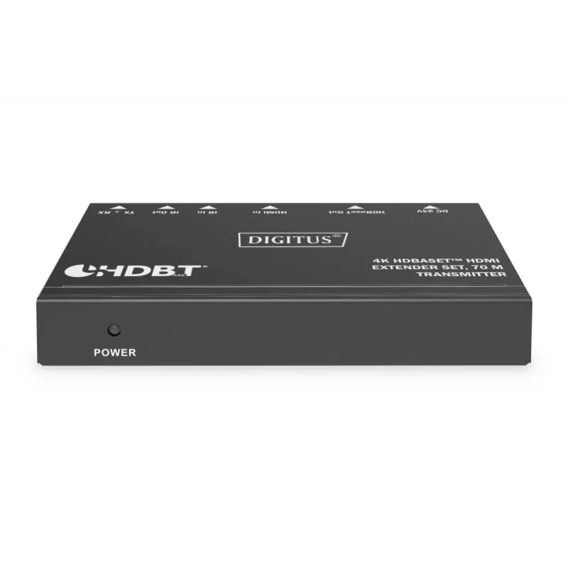 DIGITUS Σετ επέκτασης 4K HDBaseT 70m PoC RS232 IR μαύρο