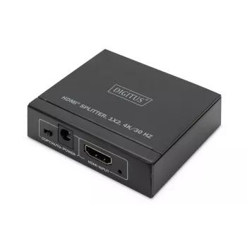 DIGITUS Διαχωριστής 4K HDMI. 1x 2 4K/30Hz. μαύρο