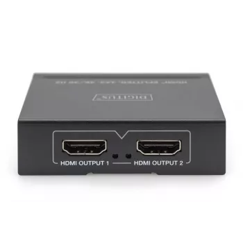 DIGITUS Διαχωριστής 4K HDMI. 1x 2 4K/30Hz. μαύρο