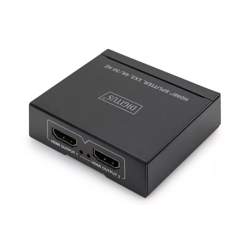 DIGITUS Διαχωριστής 4K HDMI. 1x 2 4K/30Hz. μαύρο