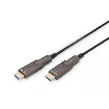 DIGITUS Καλώδιο υβριδικής οπτικής ίνας 4K – HDMI AOC με αποσπώμενο βύσμα, 20 m