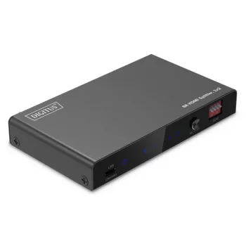 DIGITUS Διαχωριστής HDMI 1x2 - 8K/60Hz (4:4:4), Toslink, Stereo, έλεγχος EDID