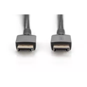 DIGITUS PREMIUM DP1.4 CABLE DP to DP 8K/60Hz, 1m Aluminum Housing Gold plated, Support 8K/60HZ
