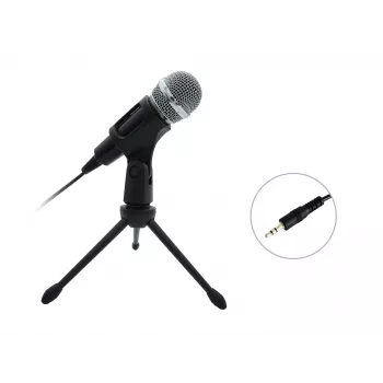 Equip Mini Desk Microphone, μικρόφωνο γραφείου, -30 dB, 30 - 16000 Hz, 2200 Ω, ενσύρματο, 3,5 mm (1/8 ίντσες)