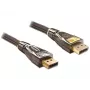 Καλώδιο DisplayPort DeLOCK 82771 2 m μαύρο καφέ
