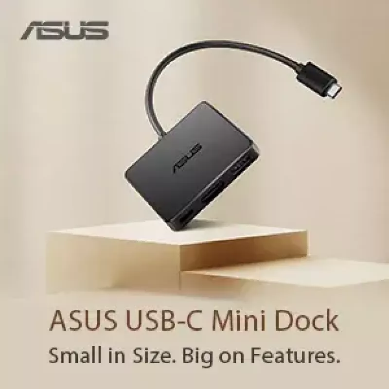 ASUS USB-C Mini Dock Ενσύρματο USB 3.2 Gen 2 (3.1 Gen 2) Type-C μαύρο