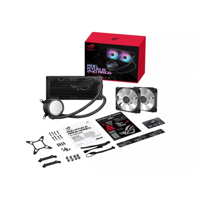 ASUS ROG Ryuo III 240 ARGB Υγρόψυξη επεξεργαστή 12 cm μαύρο