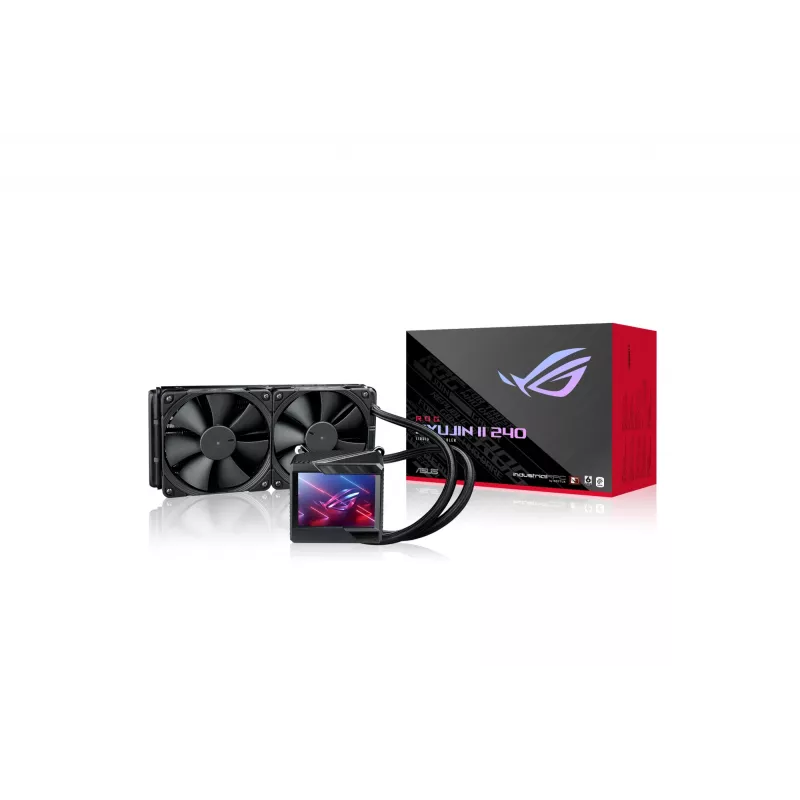ASUS ROG RYUJIN II 240 Επεξεργαστής Υγρόψυξη all-in-one 12 cm Μαύρο 1 τεμ.