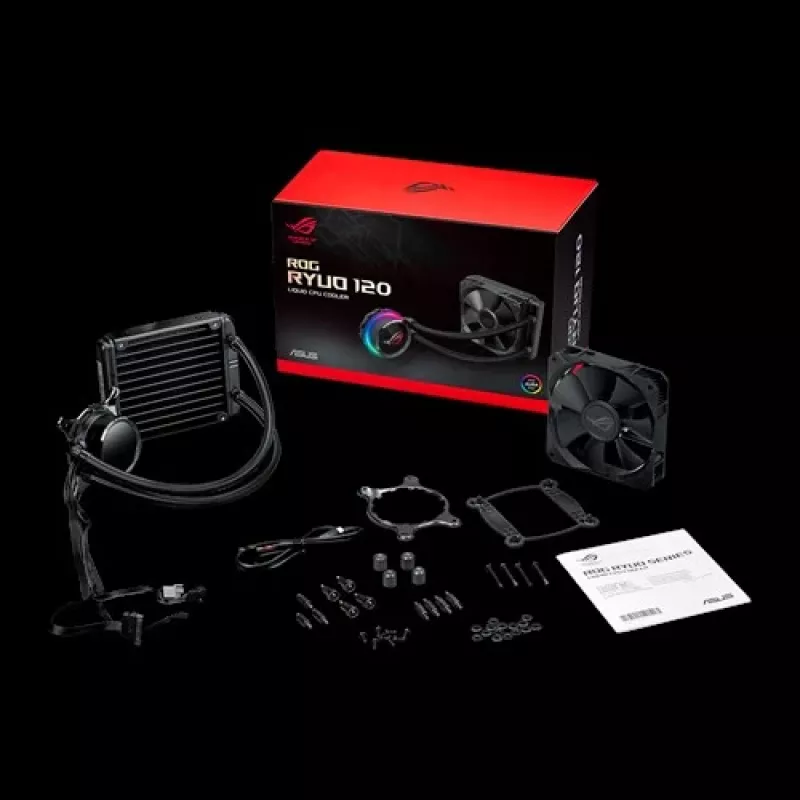 ASUS ROG RYUO 120 Επεξεργαστής Υγρόψυξη all-in-one 12 cm Μαύρο 1 τεμ.
