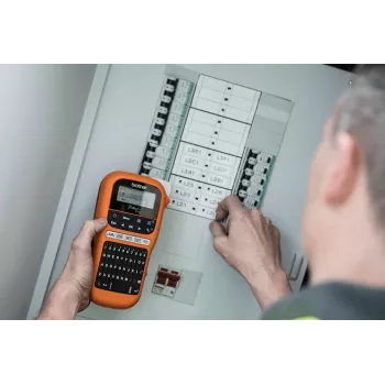 Brother PT-E110 Εκτυπωτής ετικετών Θερμικής μεταφοράς 180 x 180 DPI 20 mm/s HGe/TZe QWERTY