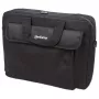 Manhattan London Τσάντα laptop 15,6 inch, Toploader, μαύρη, LOW COST, θήκη αξεσουάρ, ιμάντας ώμου (αφαιρούμενος), οικονομικότερη εναλλακτική του Targus TAR300, θήκη notebook, τρία χρόνια εγγύηση