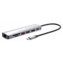 Manhattan USB-C Dock/Hub με αναγνώστη καρτών, θύρες (x5): Ethernet, HDMI, USB-A (x2) και USB-C, με Power Delivery (PD) 100 W – απαιτείται εξωτερικός φορτιστής USB-C (δεν περιλαμβάνεται). Τροφοδοσία USB (δεν απαιτείται εξωτερικό τροφοδοτικό), όταν δεν χρησιμοποιείται PD