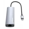 Manhattan USB-C Dock/Hub με αναγνώστη καρτών, θύρες (x5): Ethernet, HDMI, USB-A (x2) και USB-C, με Power Delivery (PD) 100 W – απαιτείται εξωτερικός φορτιστής USB-C (δεν περιλαμβάνεται). Τροφοδοσία USB (δεν απαιτείται εξωτερικό τροφοδοτικό), όταν δεν χρησιμοποιείται PD