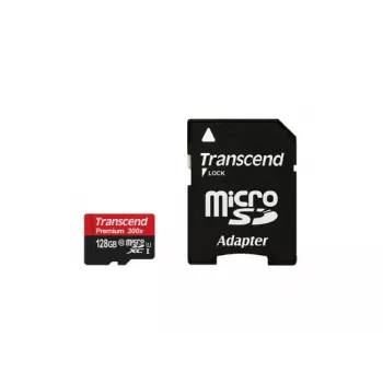 TRANSCEND 128GB Micro SDHC Class 10 UHS-1 με αντάπτορα