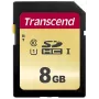 TRANSCEND Κάρτα SDHC 500S 8 GB UHS-I U1 MLC