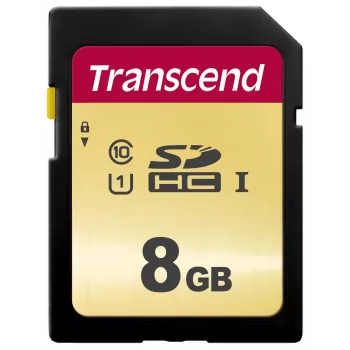 TRANSCEND Κάρτα SDHC 500S 8 GB UHS-I U1 MLC