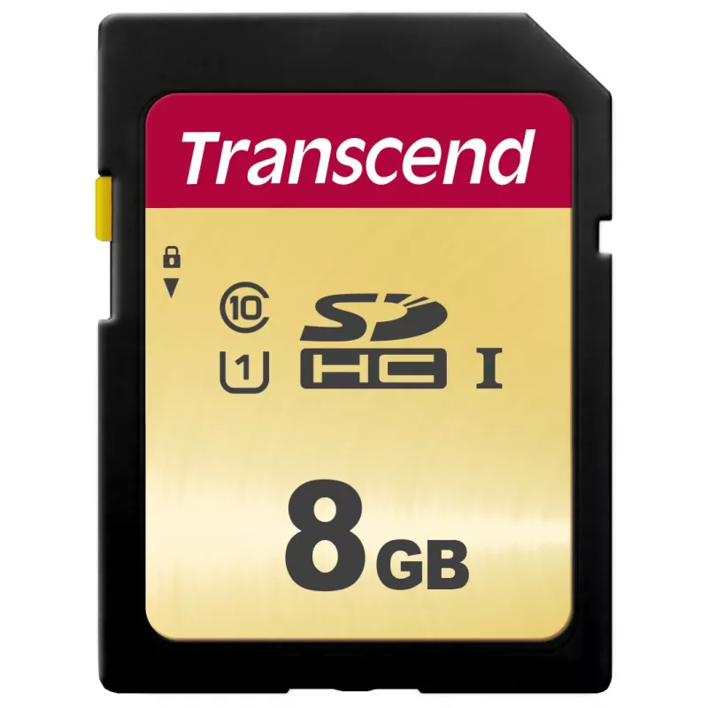 TRANSCEND Κάρτα SDHC 500S 8 GB UHS-I U1 MLC