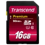 Μνήμη Flash Transcend 16 GB SDHC UHS-I TS16GSDU1