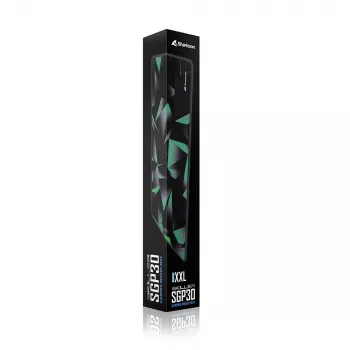 SHARKOON mousepad gaming Sgp30 – μαύρο/ πράσινο/ γκρι