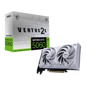 Κάρτα γραφικών MSI GeForce RTX 5060 8 GB GDDR7, PCIe 5.0, 128-Bit, 2527 MHz Boost, 145 W, 4 οθόνες