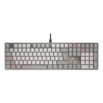 CHERRY KC 500 MX LP Πληκτρολόγιο Home/Office USB QWERTZ Γερμανικό Γκρι