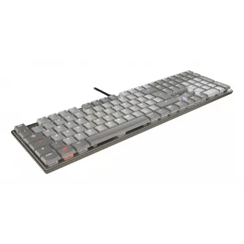 CHERRY KC 500 MX LP Πληκτρολόγιο Home/Office USB QWERTZ Γερμανικό Γκρι