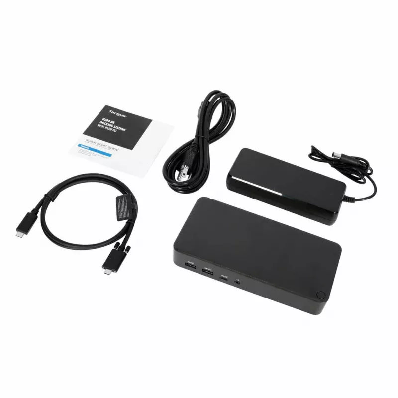 Targus DOCK460EUZ Σταθμός σύνδεσης laptop/Επαναλήπτης θυρών Ενσύρματο USB4 Μαύρο