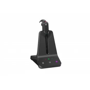Yealink WH63 E2 Teams Headset, Ασύρματο, Τηλεφωνικές κλήσεις/Μουσική, 16 g, Headset, Μαύρο