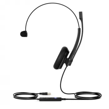 Yealink UH34 Lite Mono Teams Headset, Ενσύρματο, 20 - 20000 Hz, Γραφείο/Callcenter, 84 g, Headset, Μαύρο