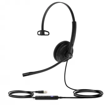Yealink UH34 Lite Mono Teams Headset, Ενσύρματο, 20 - 20000 Hz, Γραφείο/Callcenter, 84 g, Headset, Μαύρο