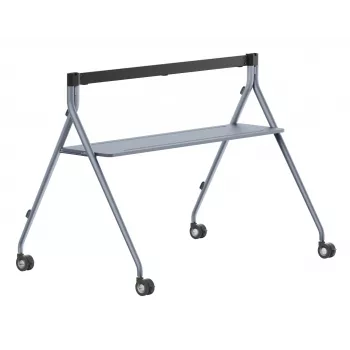 Yealink MB-FS-P750T βάση δαπέδου για MeetingBoard Pro 75 ιντσών (190,5 cm), με δίσκο, μαύρη, γκρι