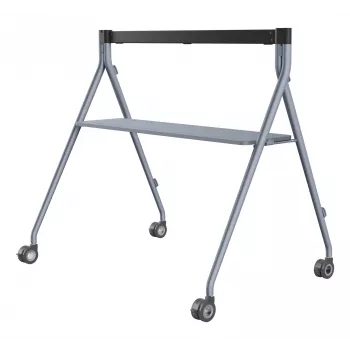 Yealink MB-FS-P750T βάση δαπέδου για MeetingBoard Pro 75 ιντσών (190,5 cm), με δίσκο, μαύρη, γκρι