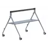 Yealink MB-FS-P860T κινητή βάση δαπέδου για MeetingBoard 86 Pro (86 ιντσών / 2,18 m), με δίσκο και ρόδες, μαύρη, γκρι