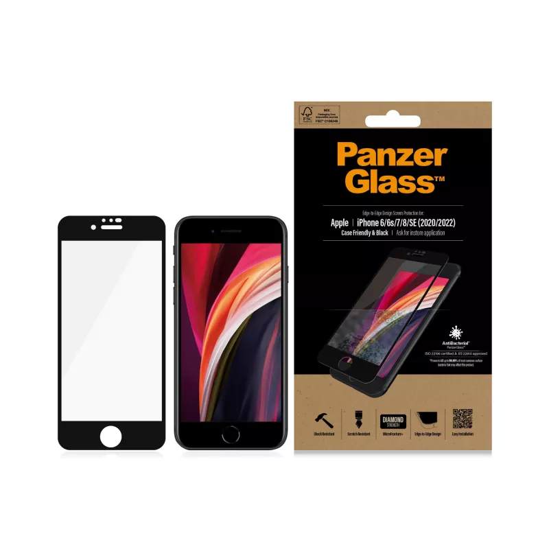 PanzerGlass® Προστασία οθόνης iPhone 8 | 7 | 6s | 6 | SE (2020/2022) | Edge-to-Edge