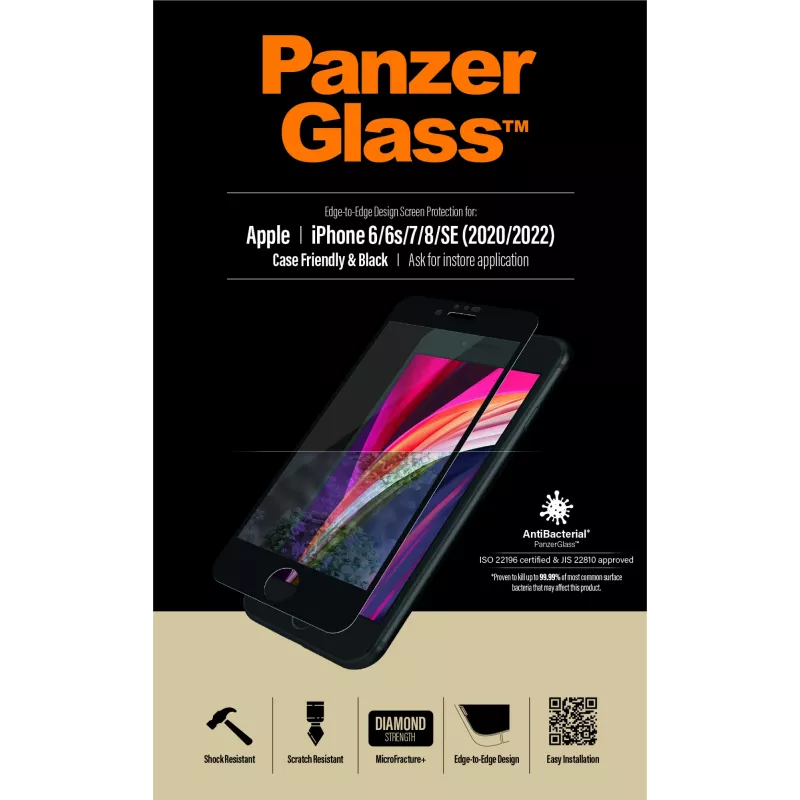 PanzerGlass® Προστασία οθόνης iPhone 8 | 7 | 6s | 6 | SE (2020/2022) | Edge-to-Edge