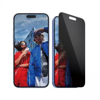 PanzerGlass® Privacy Screen Protector iPhone 16 Plus | 15 Plus | Ultra-Wide Fit με EasyAligner