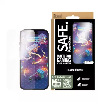 PanzerGlass SAFE. by ® Gaming Μεμβράνη προστασίας οθόνης iPhone 16 | 15 | Ultra-Wide Fit