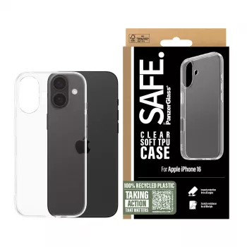 PanzerGlass SAFE. by ® Θήκη TPU, διαφανής, iPhone 16