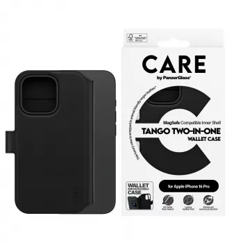 PanzerGlass CARE™ by ® Tango 2-in-1 Wallet Case με MagSafe iPhone 16 Pro