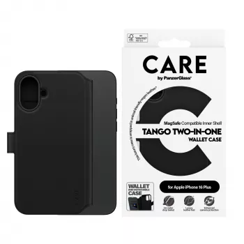 PanzerGlass CARE™ by ® Tango 2-in-1 Wallet Case με MagSafe iPhone 16 Plus