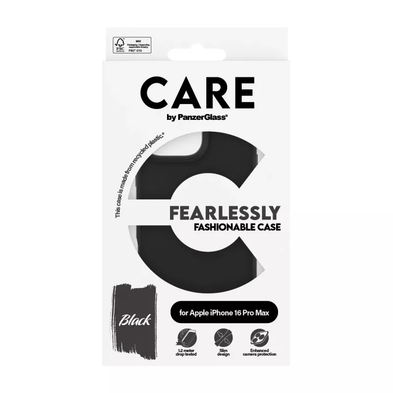 PanzerGlass CARE™ by ® Θήκη μαύρη iPhone 16 Pro Max