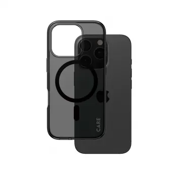 Θήκη PanzerGlass CARE by Flagship Case Urban Combat Smokey με μαύρο MagSafe iPhone '24 6.3 ιντσών Pro